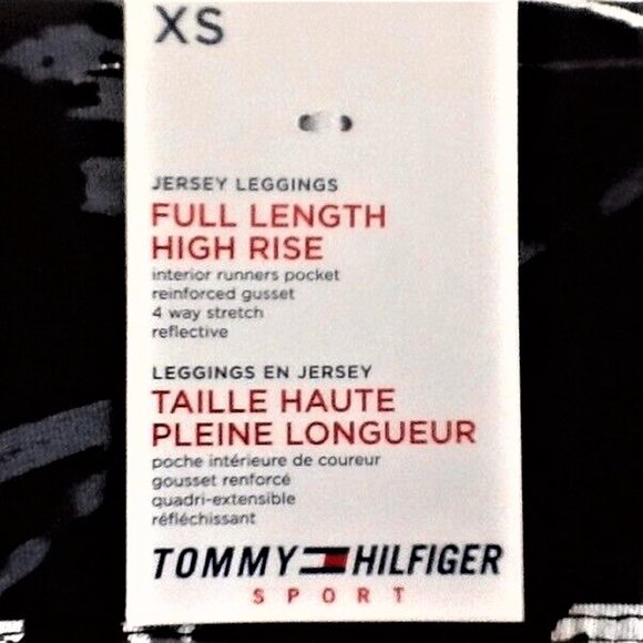 Tommy Hilfiger Sport Women's Floral High Rise Printed Leggings Size Extra Small - Picture 4 of 8